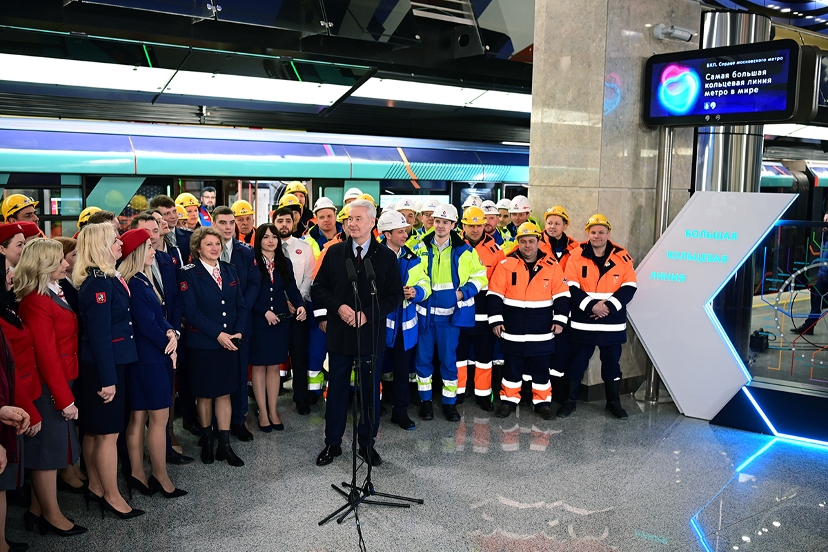 В Москве торжественно открыли Большую кольцевую линию метро | Юго-Восточный  Курьер