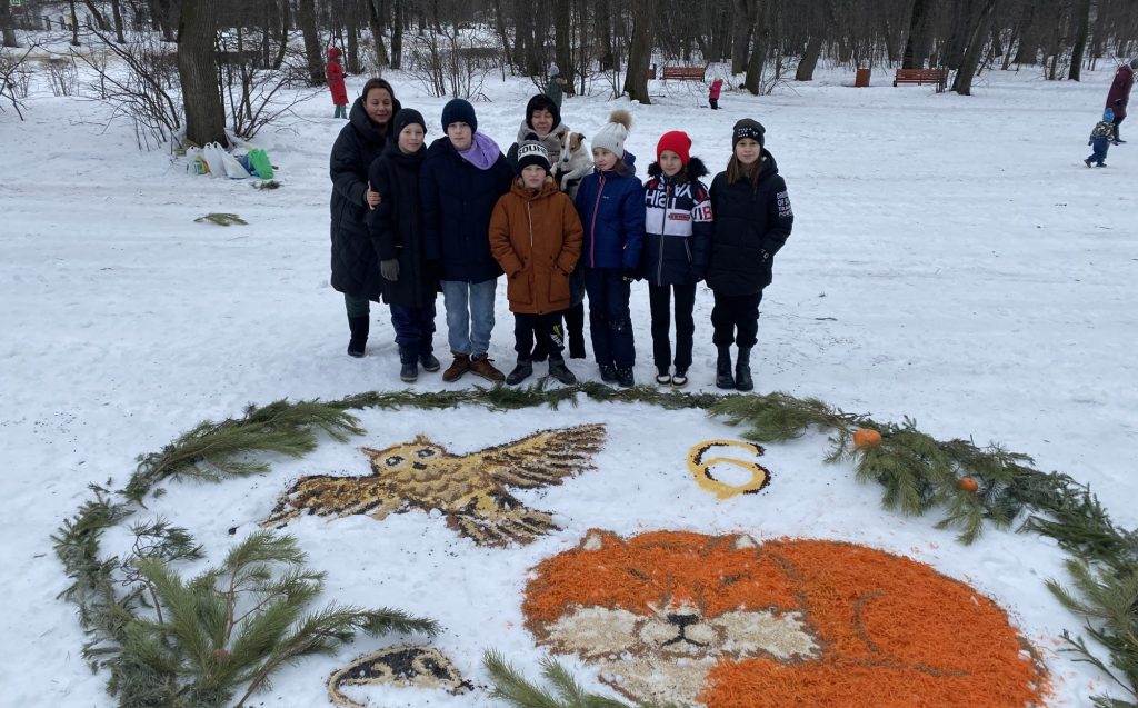 В парке «Кузьминки-Люблино» подвели итоги фестиваля «Снежный холст»