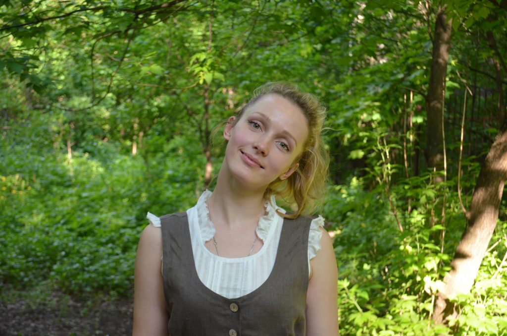 Алиса Сапегина в парке «Кузьминки». Фото: Михаил Гришкеев