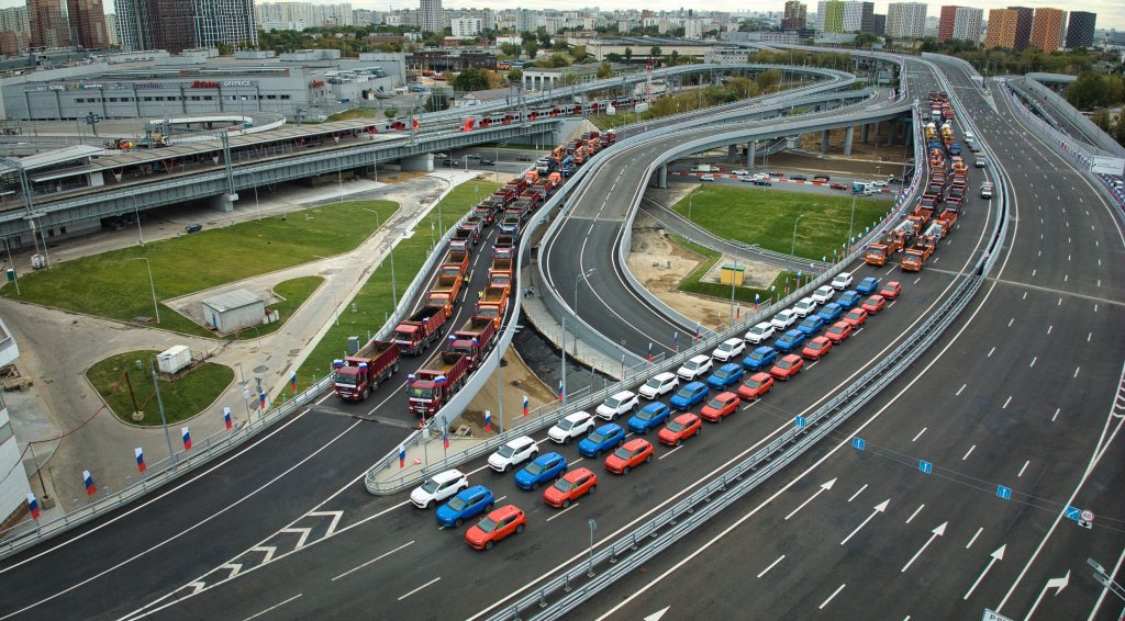 В столице открыли южный участок Московских скоростных диаметров