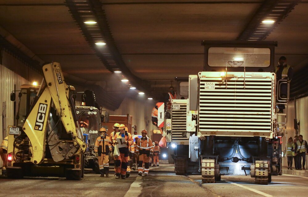Специалисты приступили к ремонту Лефортовского тоннеля
