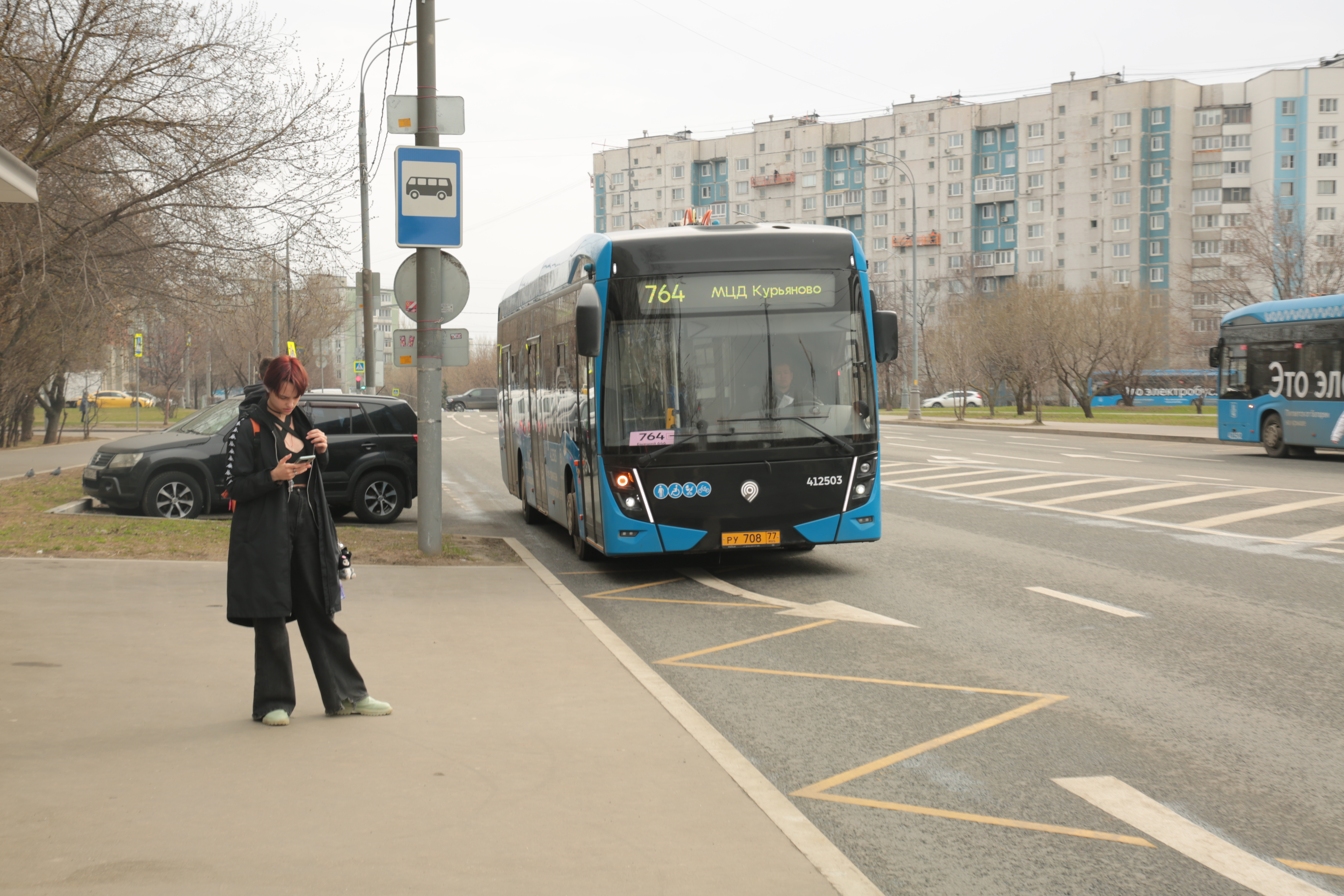 Два автобуса в округе стали подъезжать к станции МЦД Курьяново